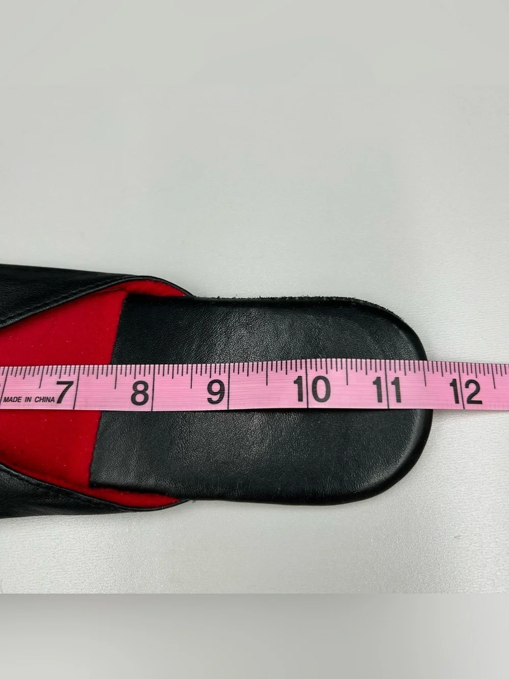 Vintage Cadillac Leather Travel Slippers Zipper Case Made Korea Hotel Gift
